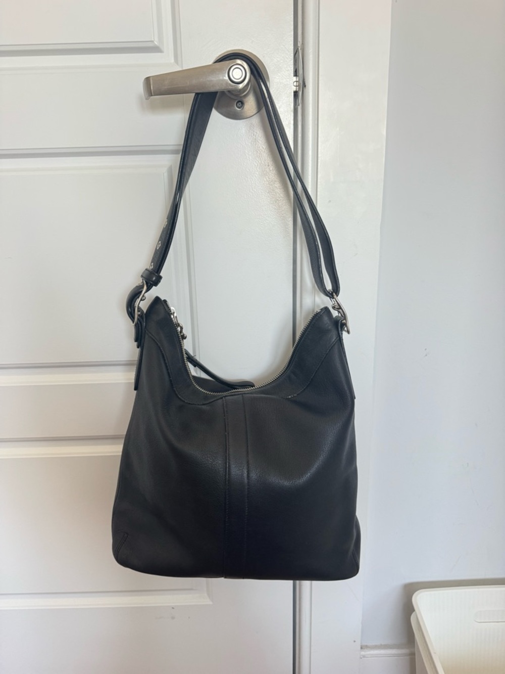 Vintage COACH Black Andrea Slim Shoulder Bag